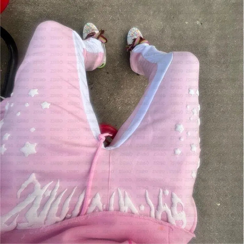 Spider webbed hoodie and pants