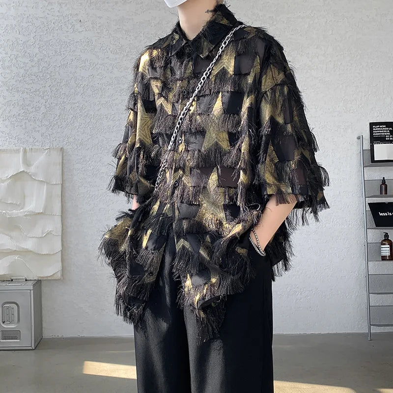 loose thread short sleeve