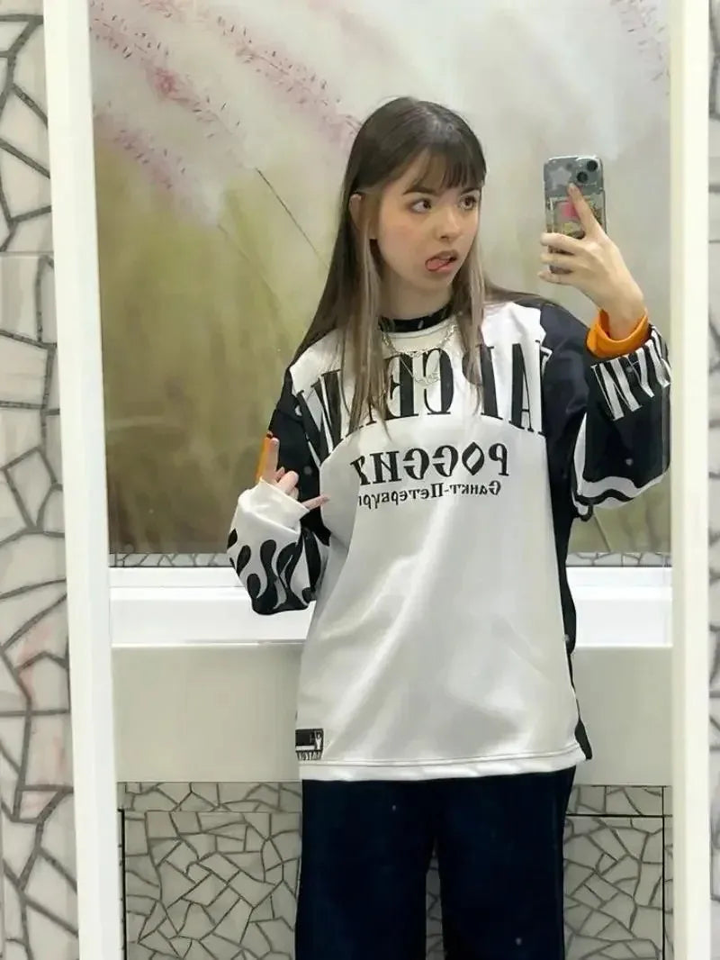 varsity style sweatshirt