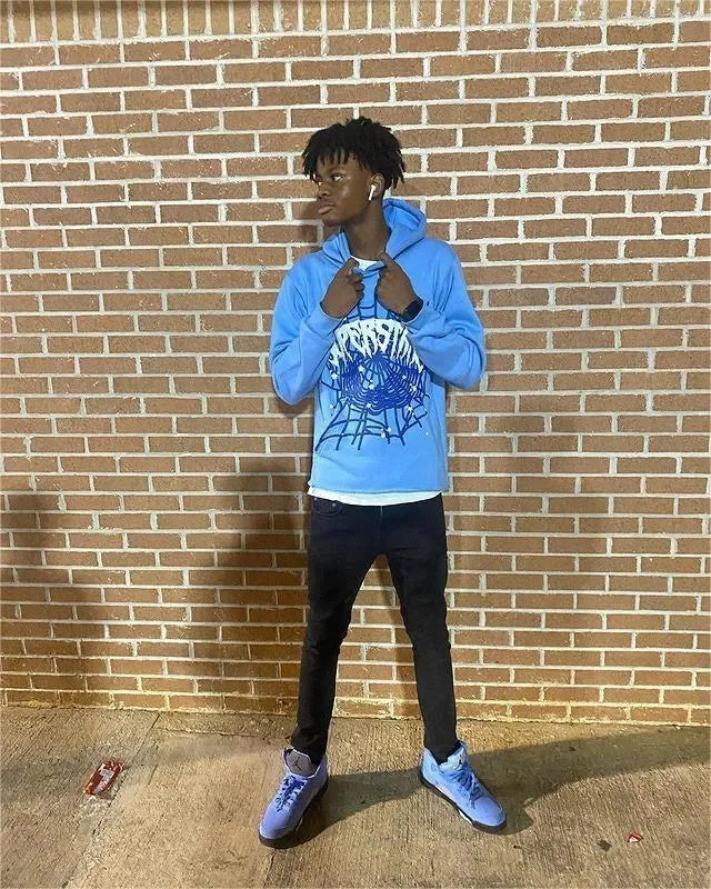 Spider webbed hoodie and pants