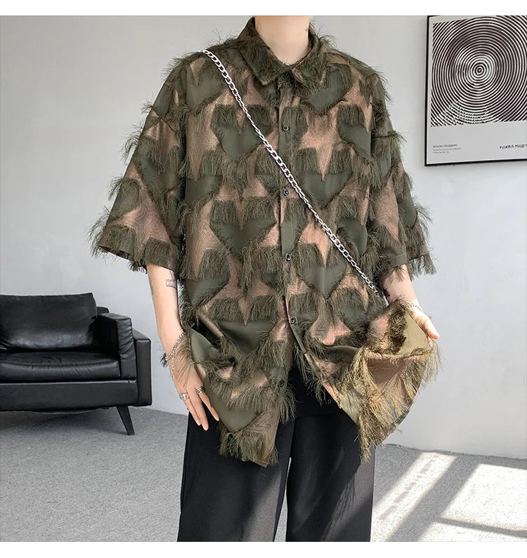loose thread short sleeve