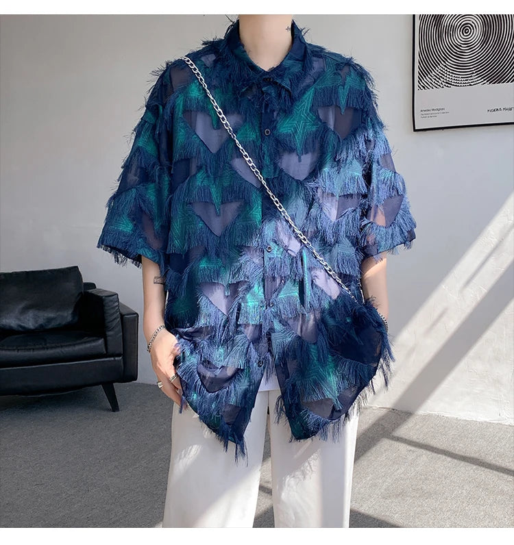 loose thread short sleeve