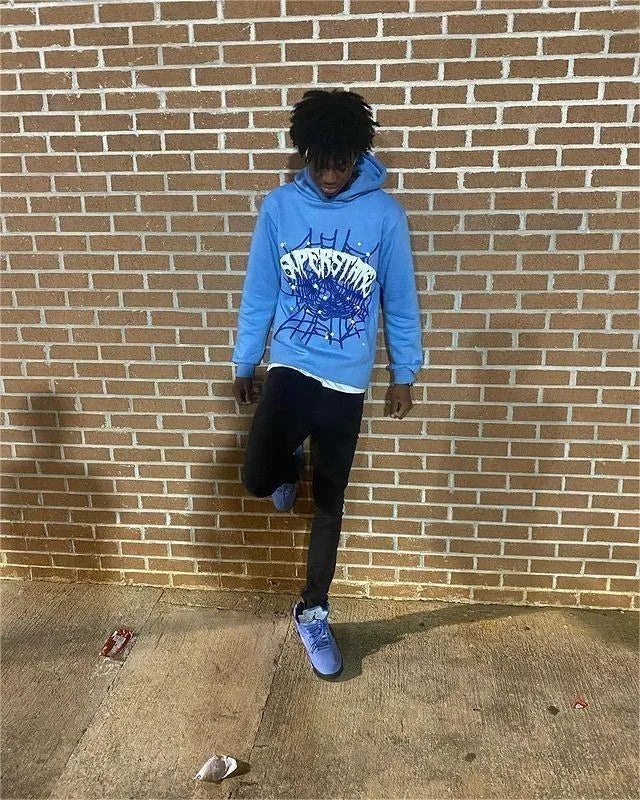 Spider webbed hoodie and pants