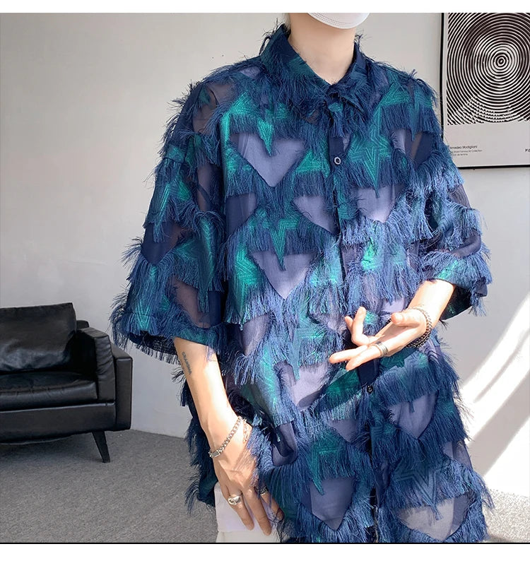 loose thread short sleeve