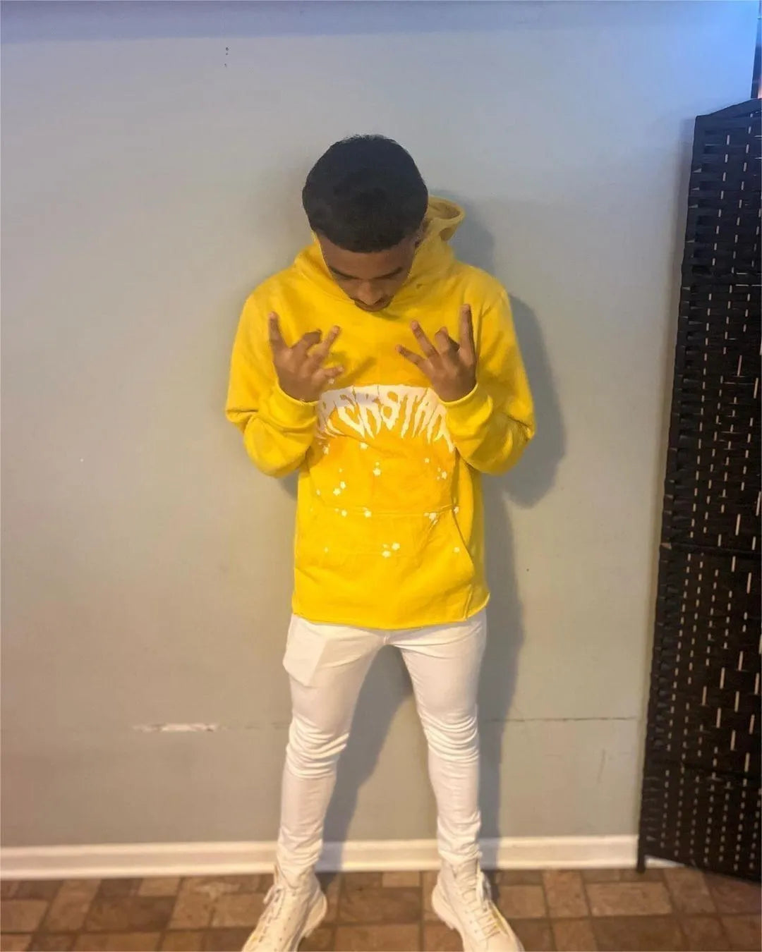 Spider webbed hoodie and pants