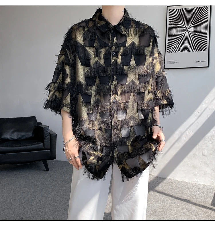 loose thread short sleeve