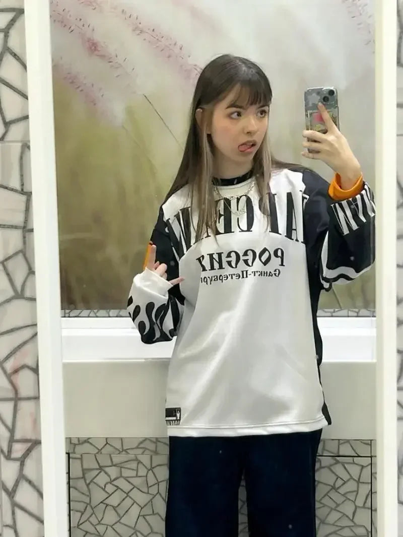 varsity style sweatshirt
