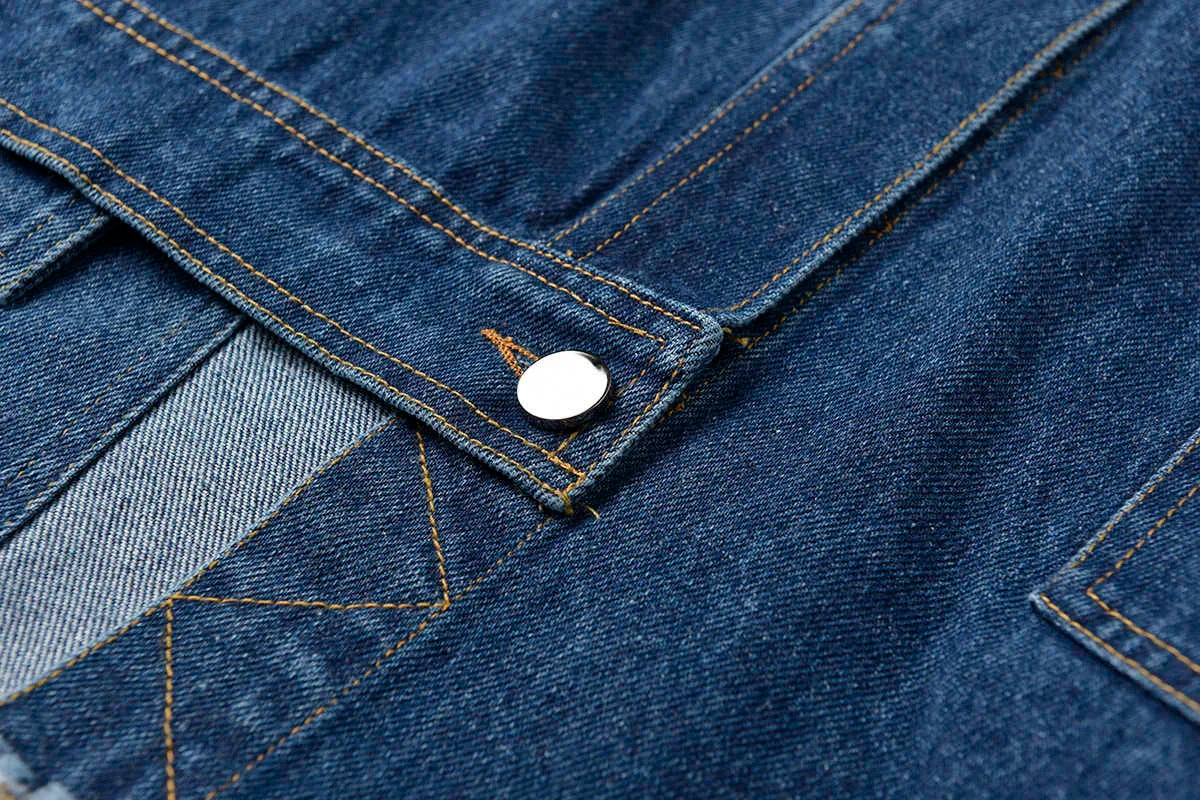 Denim style long sleeve