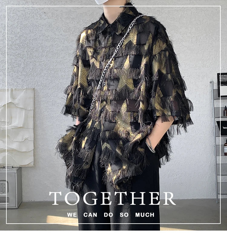 loose thread short sleeve