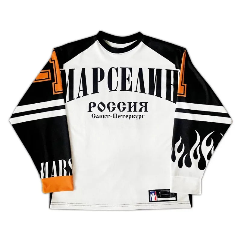 varsity style sweatshirt