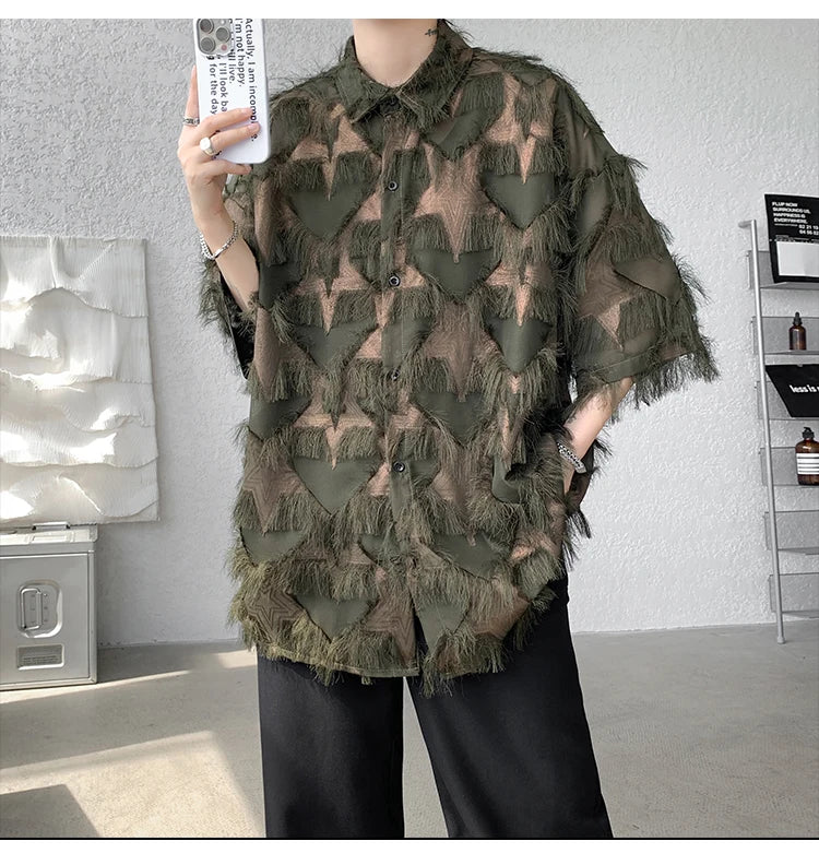 loose thread short sleeve