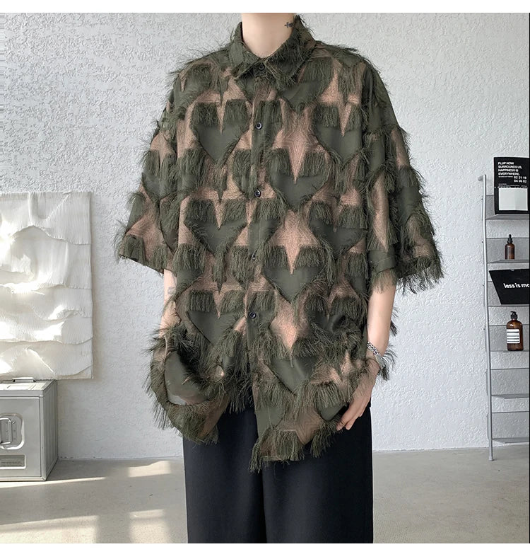 loose thread short sleeve
